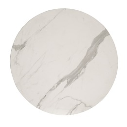 Ottocento Round Ø140 Calacatta marble - Slide - stół – kolor Calacatta (nr kat. SD OTT1406 + SD OTG075T)