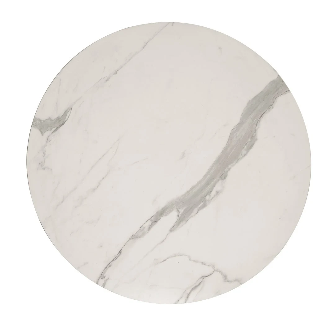 Ottocento Round Ø140 Calacatta marble - Slide - stół – kolor Calacatta (nr kat. SD OTT1406 + SD OTG075C)
