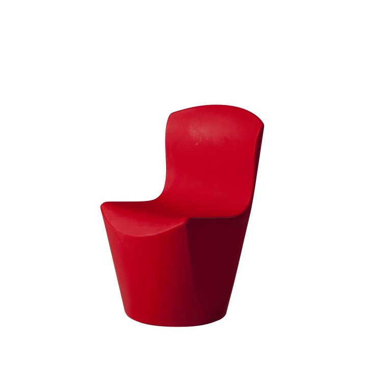 Zoe - Slide - krzesło podświetlane – kolor Flame Red (nr kat. SD ZOE080D)
