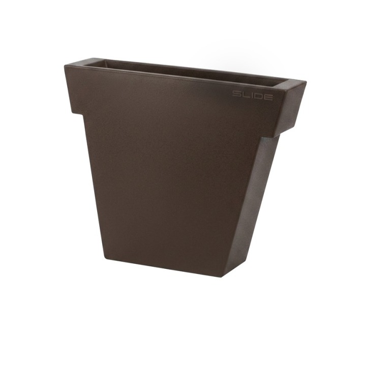 Il Vaso h55 - Slide - doniczka podświetlana – kolor MOKA BROWN (nr kat. SE ILV055E)