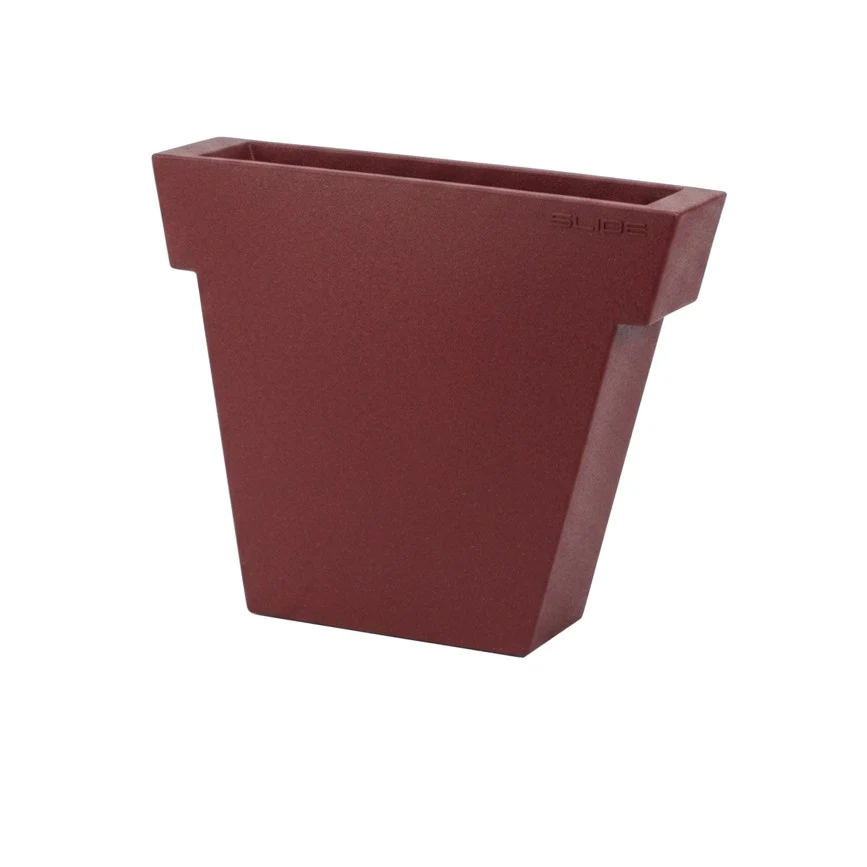 Il Vaso h55 - Slide - doniczka podświetlana – kolor HIBISCUS RED (nr kat. SE ILV055D)