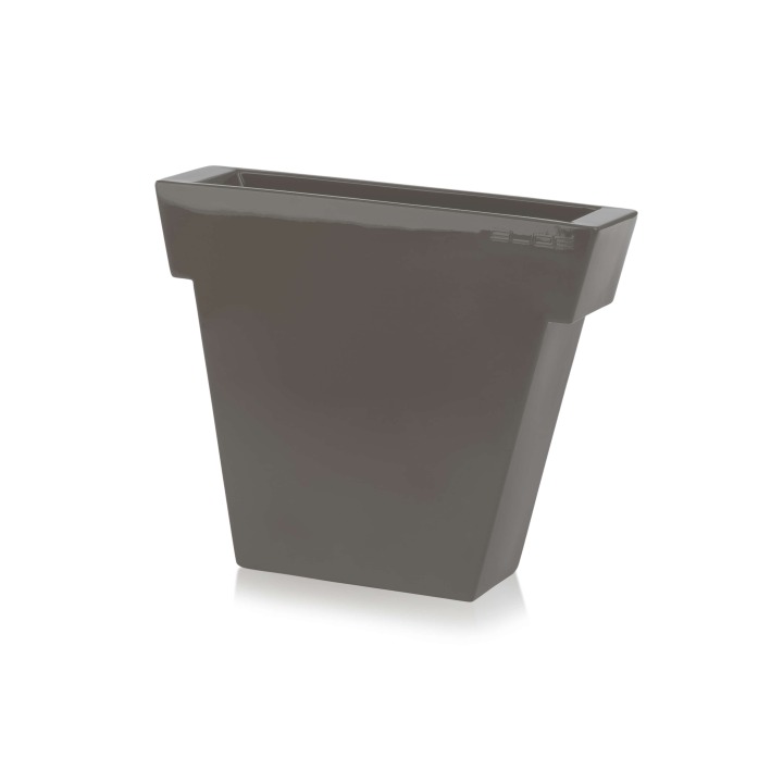 Il Vaso h55 - Slide - doniczka podświetlana – kolor Vanity Grey - Glossy Finish (nr kat. SL ILV055G)