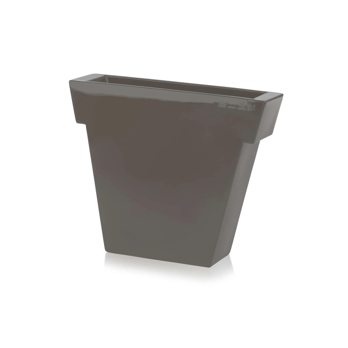 Il Vaso h55 - Slide - doniczka podświetlana – kolor Vanity Grey - Glossy Finish (nr kat. SL ILV055G)