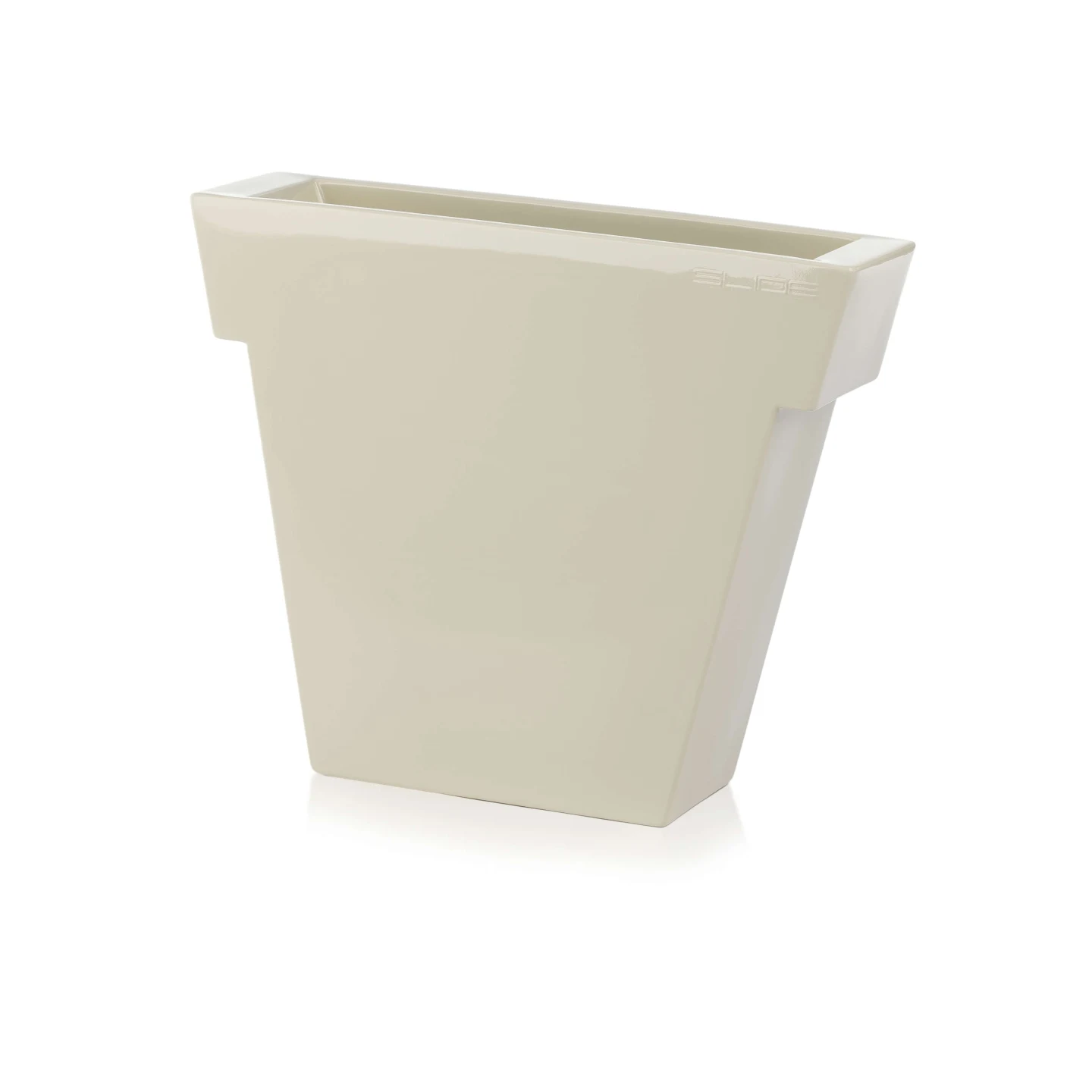 Il Vaso h55 - Slide - doniczka podświetlana – kolor Charming Ivory - Glossy Finish (nr kat. SL ILV0552)