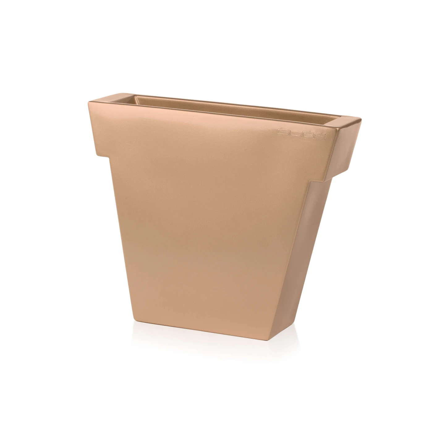 Il Vaso h55 - Slide - doniczka podświetlana – kolor Metallic Copper - Glossy Finish (nr kat. SL ILV0554)