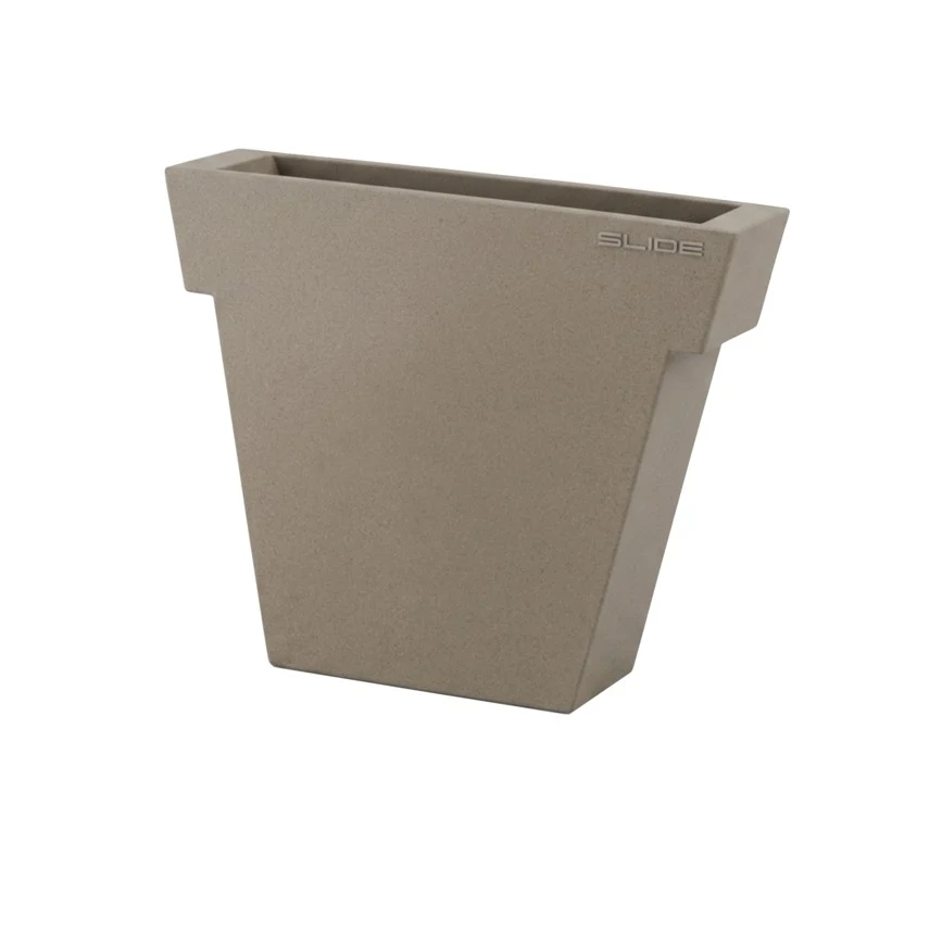Il Vaso h140 - Slide - doniczka podświetlana – kolor ALMOND BEIGE (nr kat. SE ILV140P)