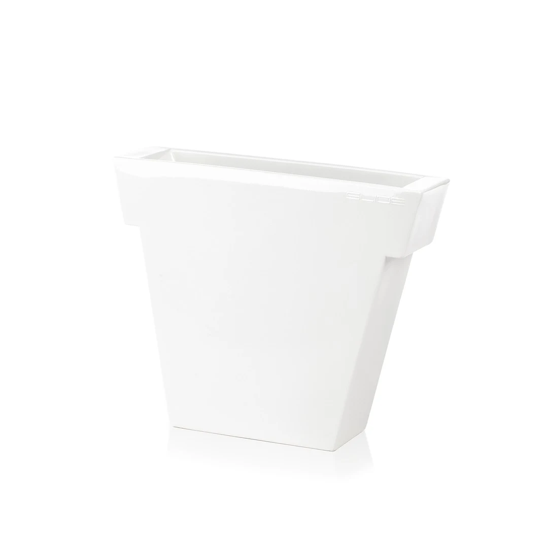 Il Vaso h140 - Slide - doniczka podświetlana – kolor Absolute White - Glossy Finish (nr kat. SL ILV140A)