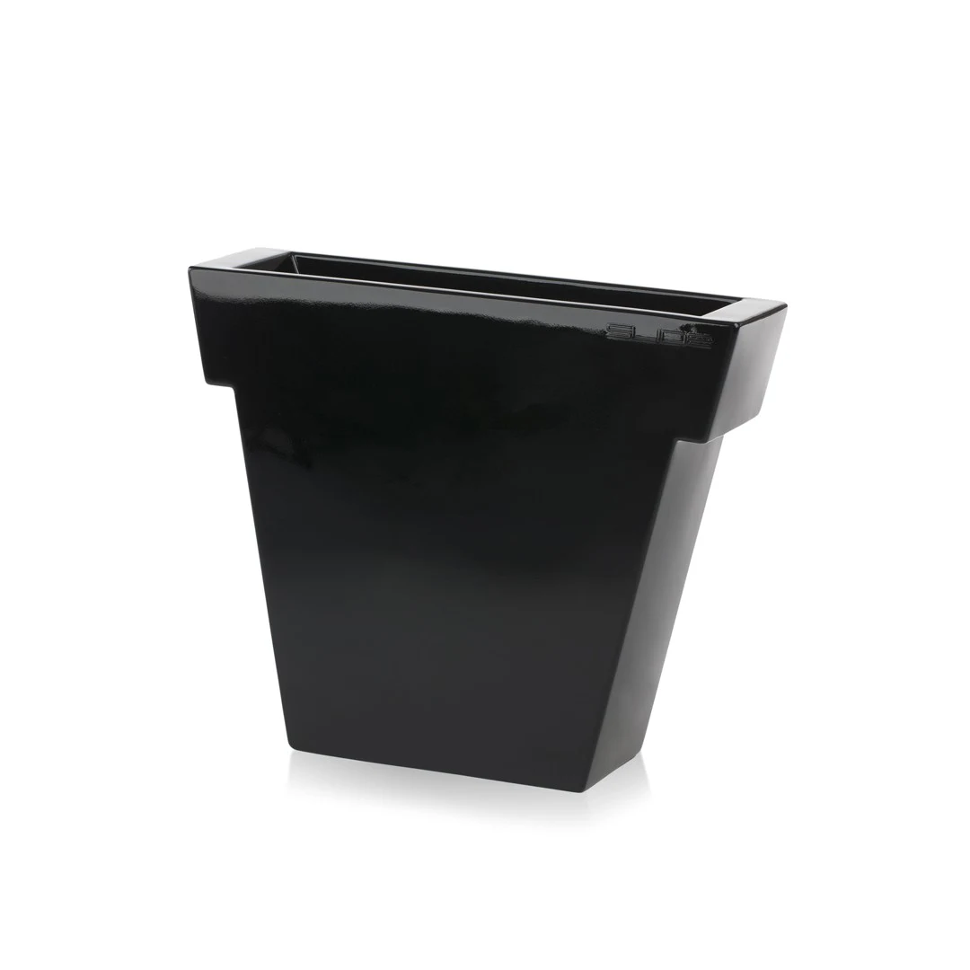 Il Vaso h140 - Slide - doniczka podświetlana – kolor Glamour Black - Glossy Finish (nr kat. SL ILV140H)