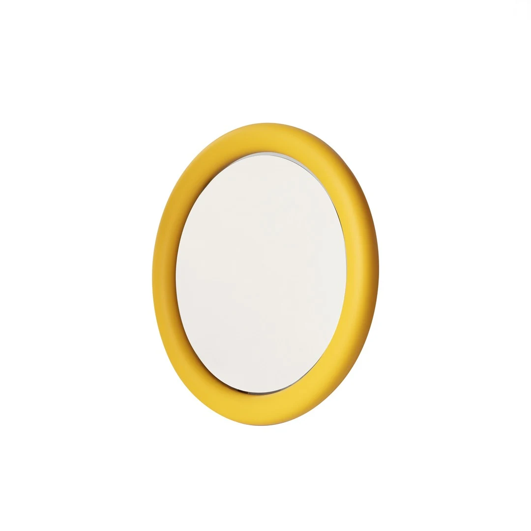 Giotto Mirror 110 - Slide - lustro dekoracyjne – kolor Saffron Yellow (nr kat. SD GTM110B)