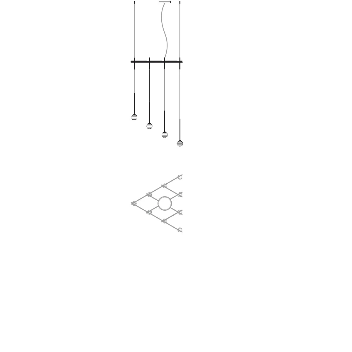 Algorithm Grid 0825 - Vibia - lampa wisząca – zdjęcie 2