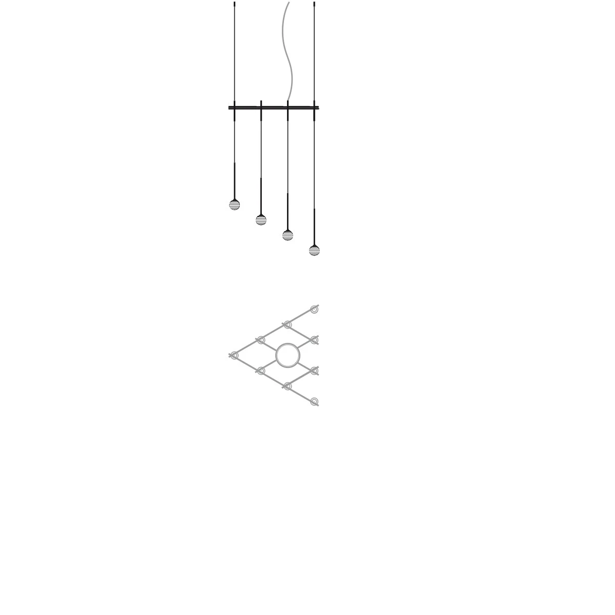 Algorithm Grid 0827 - Vibia - lampa wisząca – zdjęcie 2
