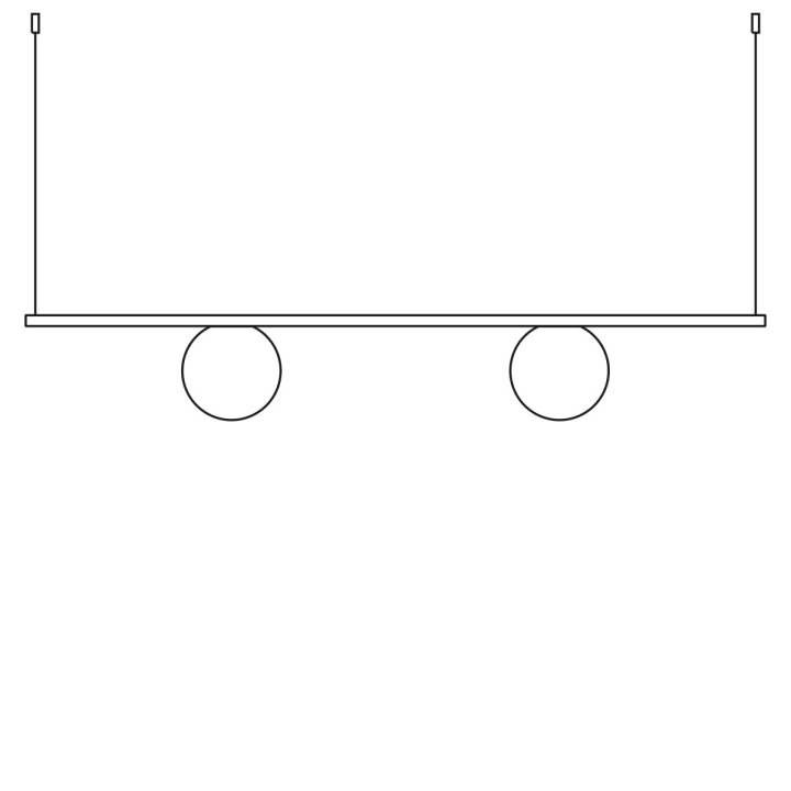 Circus Solo 0193 - Vibia - lampa wisząca – zdjęcie 2