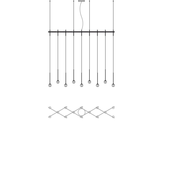 Algorithm Grid 0845 - Vibia - lampa wisząca – zdjęcie 2