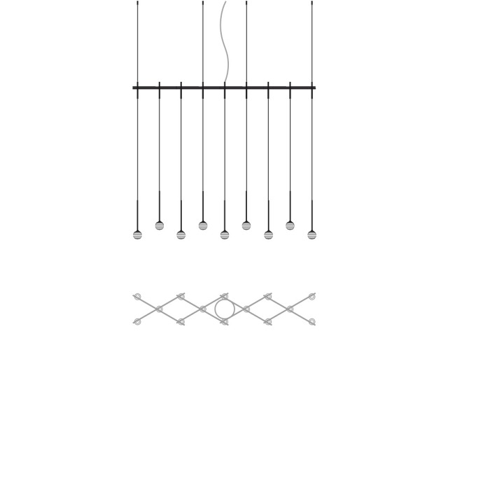 Algorithm Grid 0847 - Vibia - lampa wisząca – zdjęcie 2