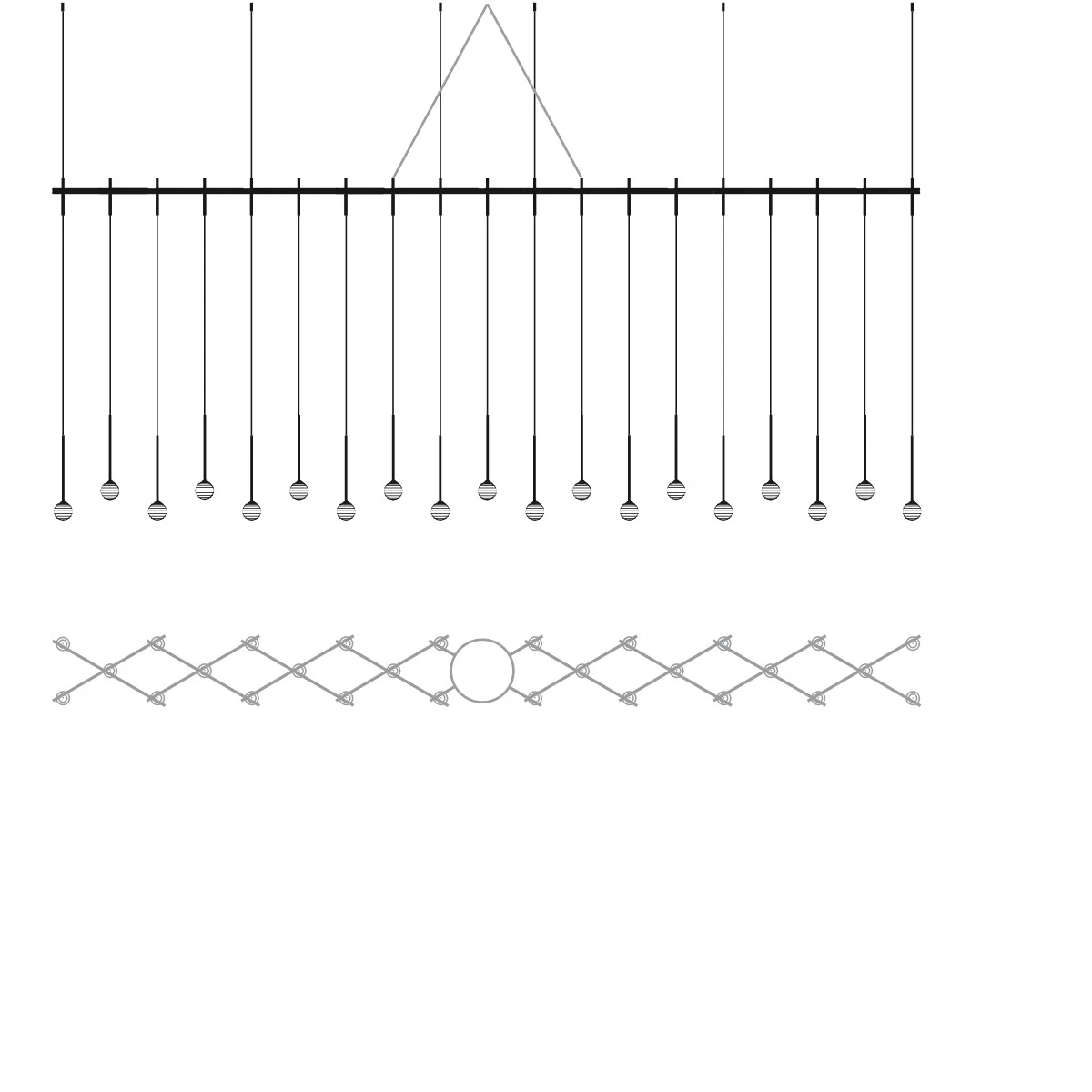 Algorithm Grid 0852 - Vibia - lampa wisząca – zdjęcie 2