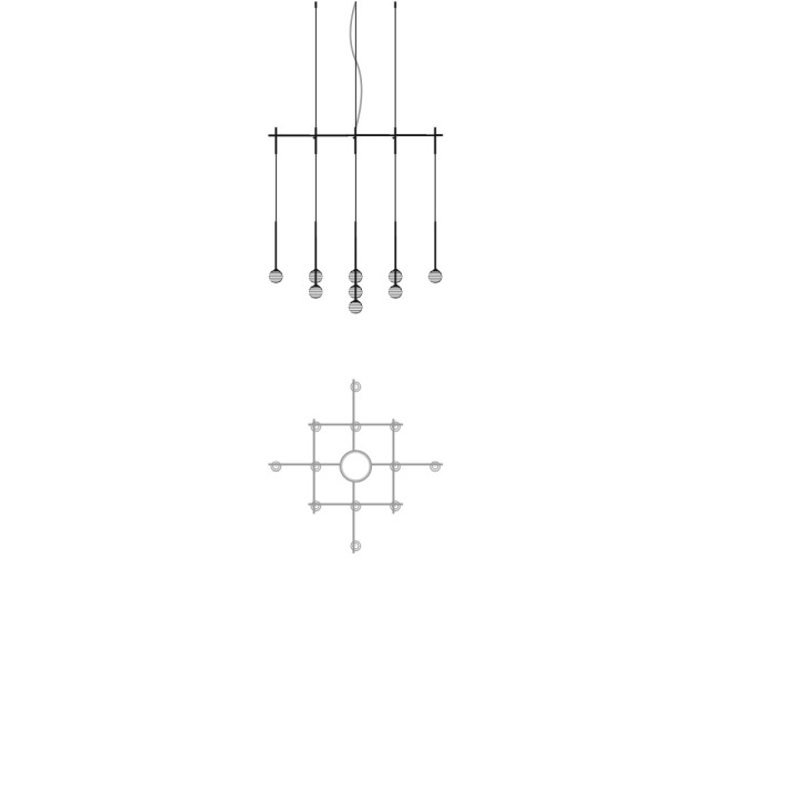 Algorithm Grid 0862 - Vibia - lampa wisząca – zdjęcie 2