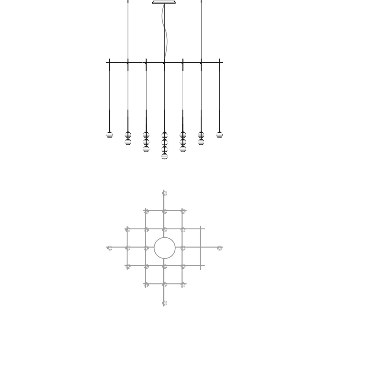 Algorithm Grid 0865 - Vibia - lampa wisząca – zdjęcie 2