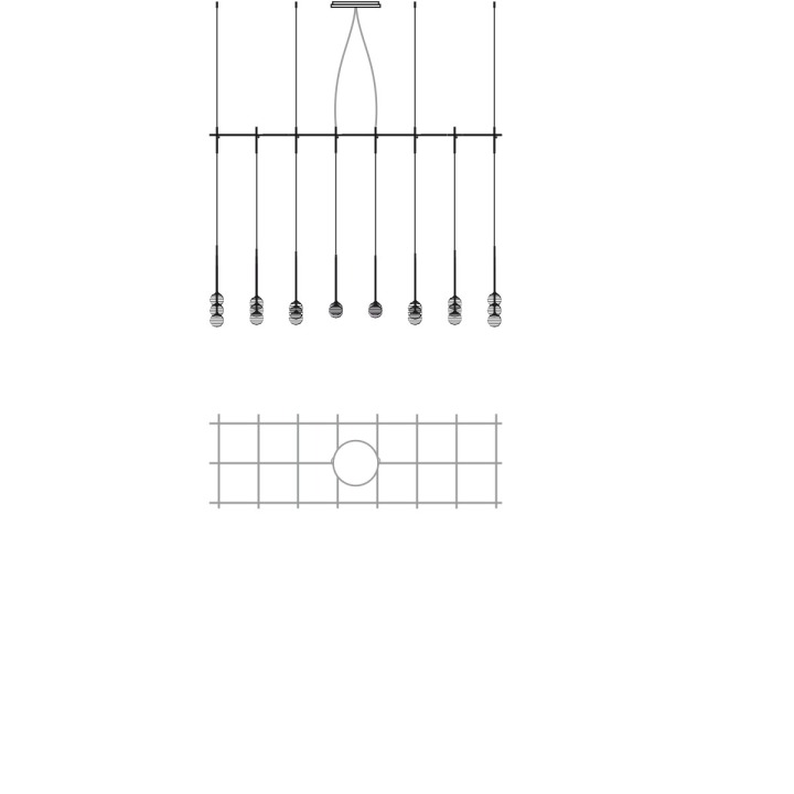 Algorithm Grid 0875 - Vibia - lampa wisząca – zdjęcie 2
