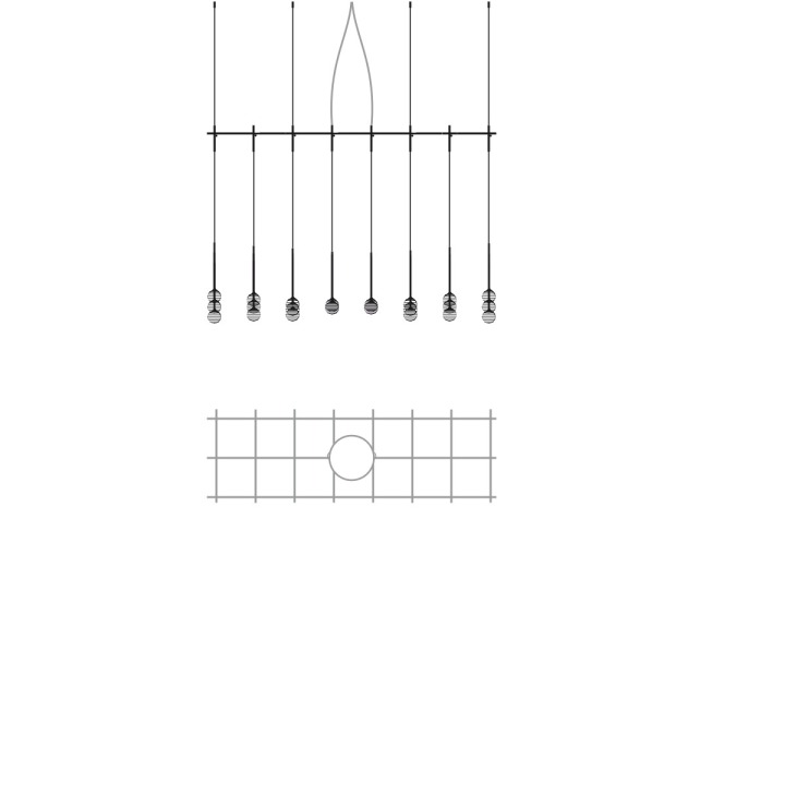 Algorithm Grid 0877 - Vibia - lampa wisząca – zdjęcie 2
