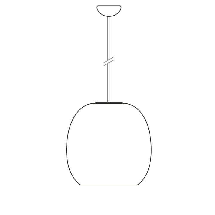 Closer 1707 - Vibia - lampa wisząca – zdjęcie 2