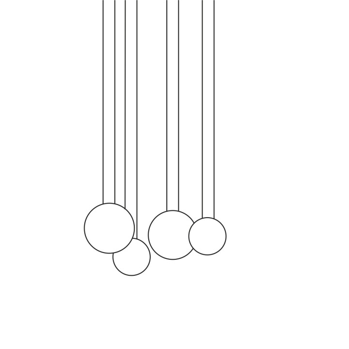 Cosmos 2515 - Vibia - lampa wisząca – zdjęcie 2