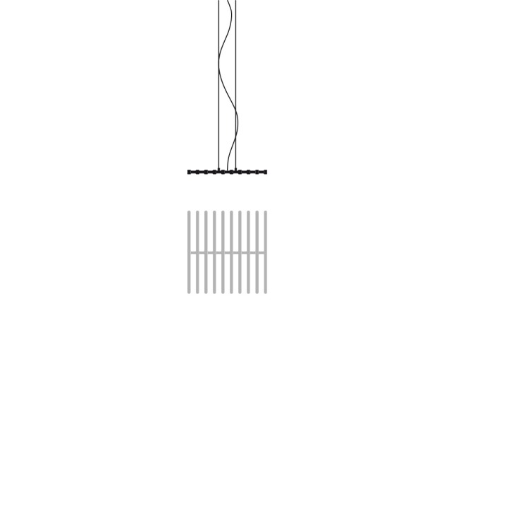 Rhythm Horizontal 2110 - Vibia - lampa wisząca – zdjęcie 2