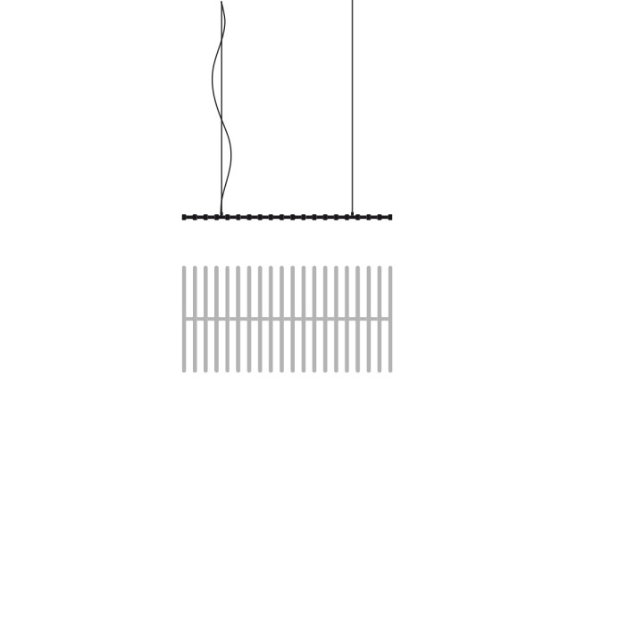 Rhythm Horizontal 2111 - Vibia - lampa wisząca – zdjęcie 2