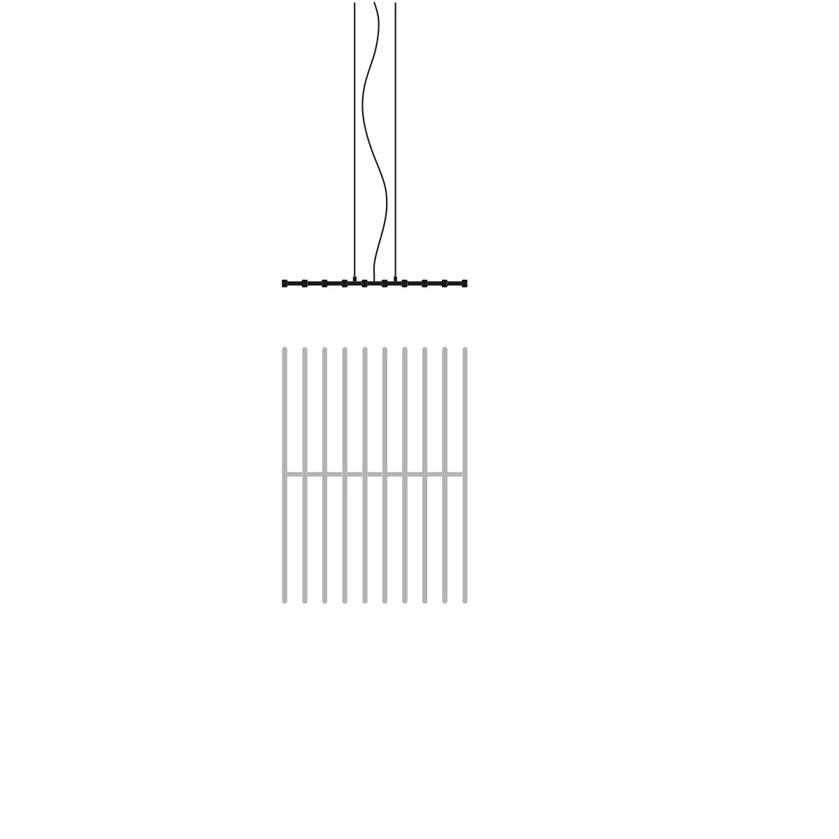 Rhythm Horizontal 2120 - Vibia - lampa wisząca – zdjęcie 2