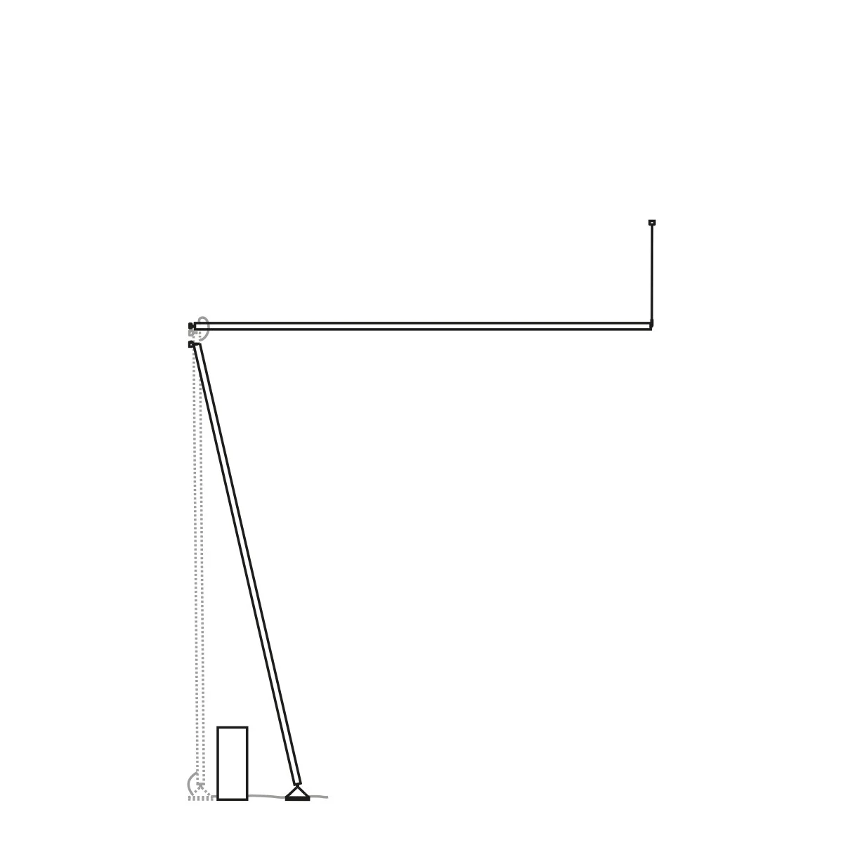 Sticks Solo 7375 - Vibia - lampa podłogowa – zdjęcie 2