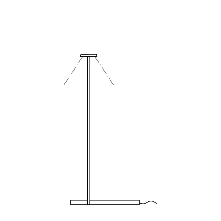 Flat 5955 - Vibia - lampa podłogowa – zdjęcie 2