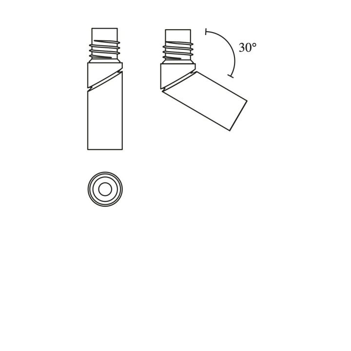 Bind Solo 6670 - Vibia - oprawa wpuszczana – zdjęcie 2