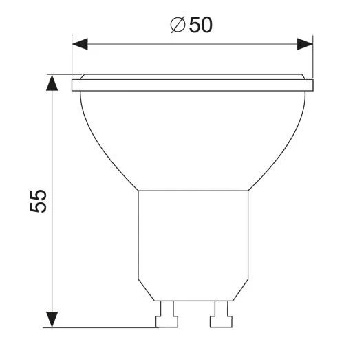 ŻARÓWKA LED GU10 3W NEUTRALNA - LED Labs – zdjęcie 2