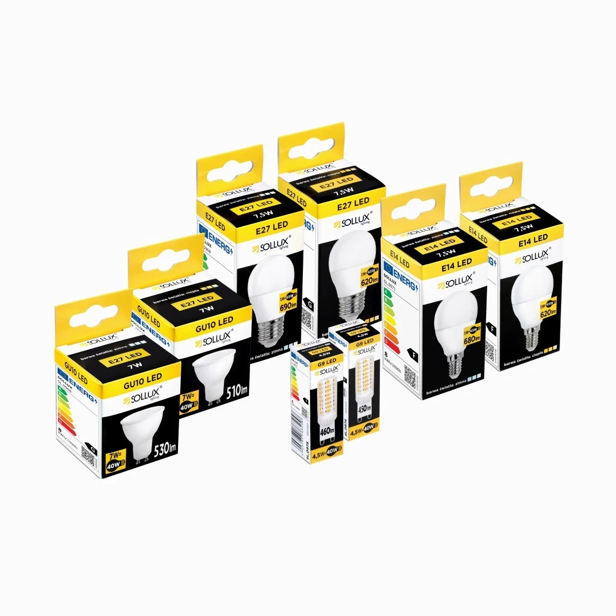 LED E27 4000K 7,5W 690lm - Sollux Lighting - żarówka – zdjęcie 4