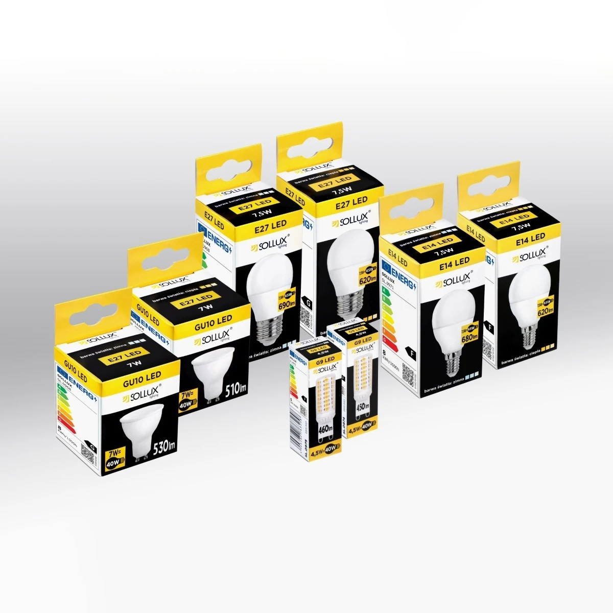 LED G9 3000K 4,5W 450lm - Sollux Lighting - żarówka – zdjęcie 6