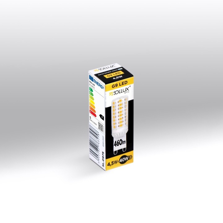 LED G9 4000K 4,5W 460lm - Sollux Lighting - żarówka – zdjęcie 3