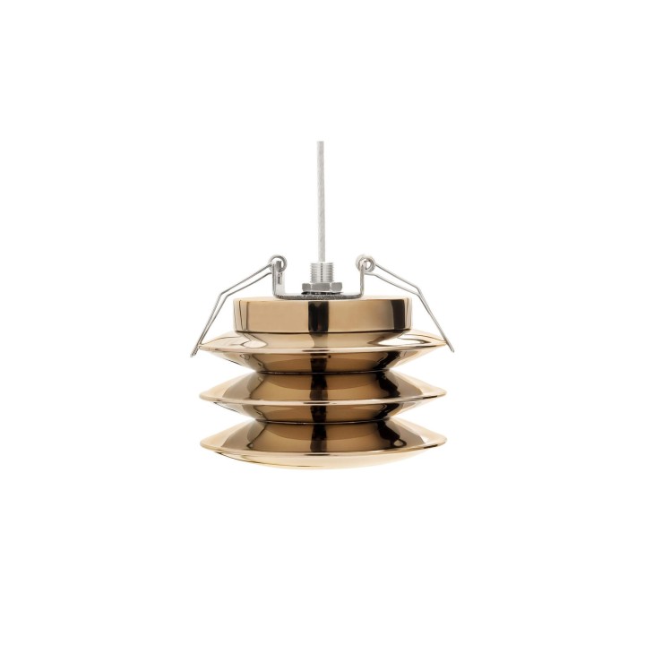 Harmonica Ceiling - Zieta - plafon – kolor Heat Flamed Gold (nr kat. ZE-HARMONICA-CEILING-GLD-TW)