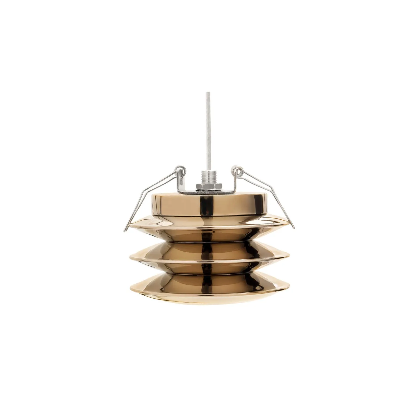 Harmonica Ceiling - Zieta - plafon – kolor Heat Flamed Gold (nr kat. ZE-HARMONICA-CEILING-GLD-TW)