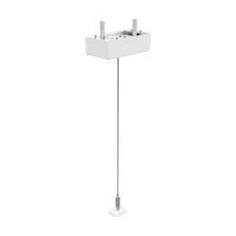 Ego Kit Single Steel Cable 2 Mt + Ceiling Cup Bi - Ideal Lux - akcesoria techniczne