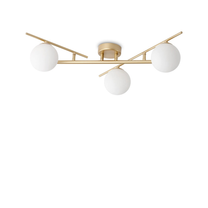 Atlas PL3 - Ideal Lux - plafon – kolor Złoty (nr kat. 311340)