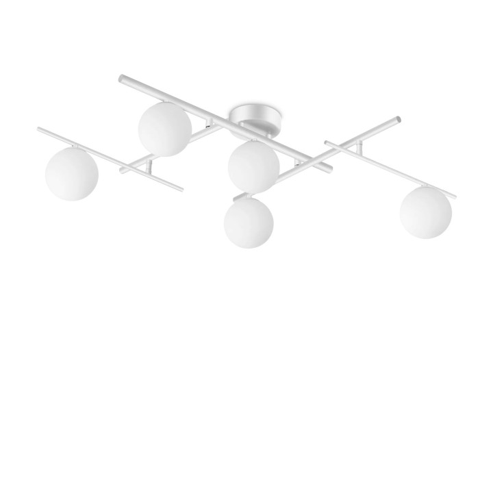 Atlas PL5 - Ideal Lux - plafon – kolor Biały (nr kat. 328225)