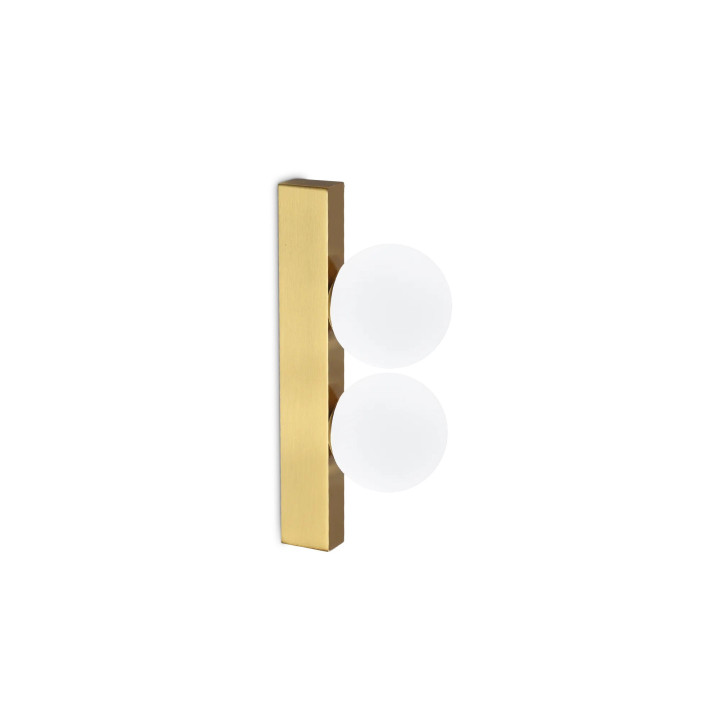 Binomio LED PL2 - Ideal Lux - kinkiet – kolor Mosiądz (nr kat. 328287)