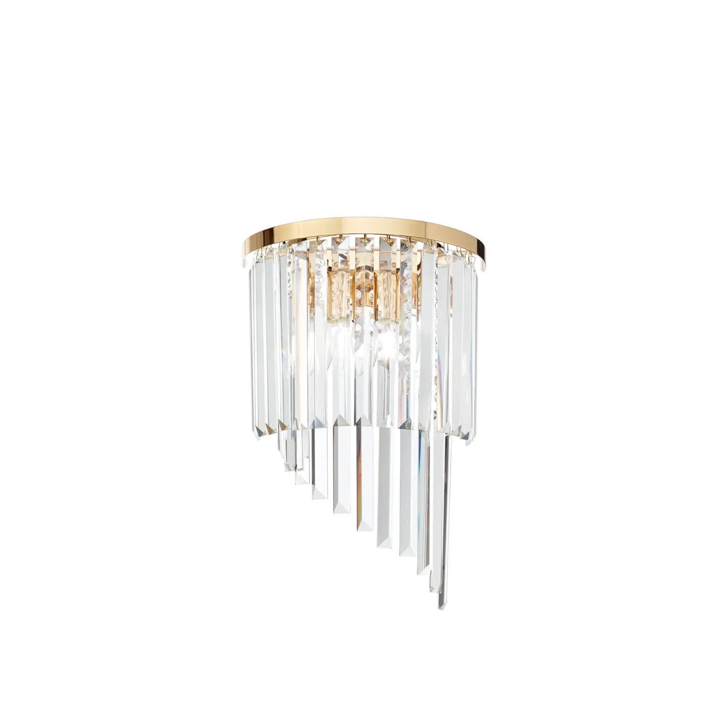Carlton AP3 - Ideal Lux - kinkiet – kolor Złoty (nr kat. 213491)