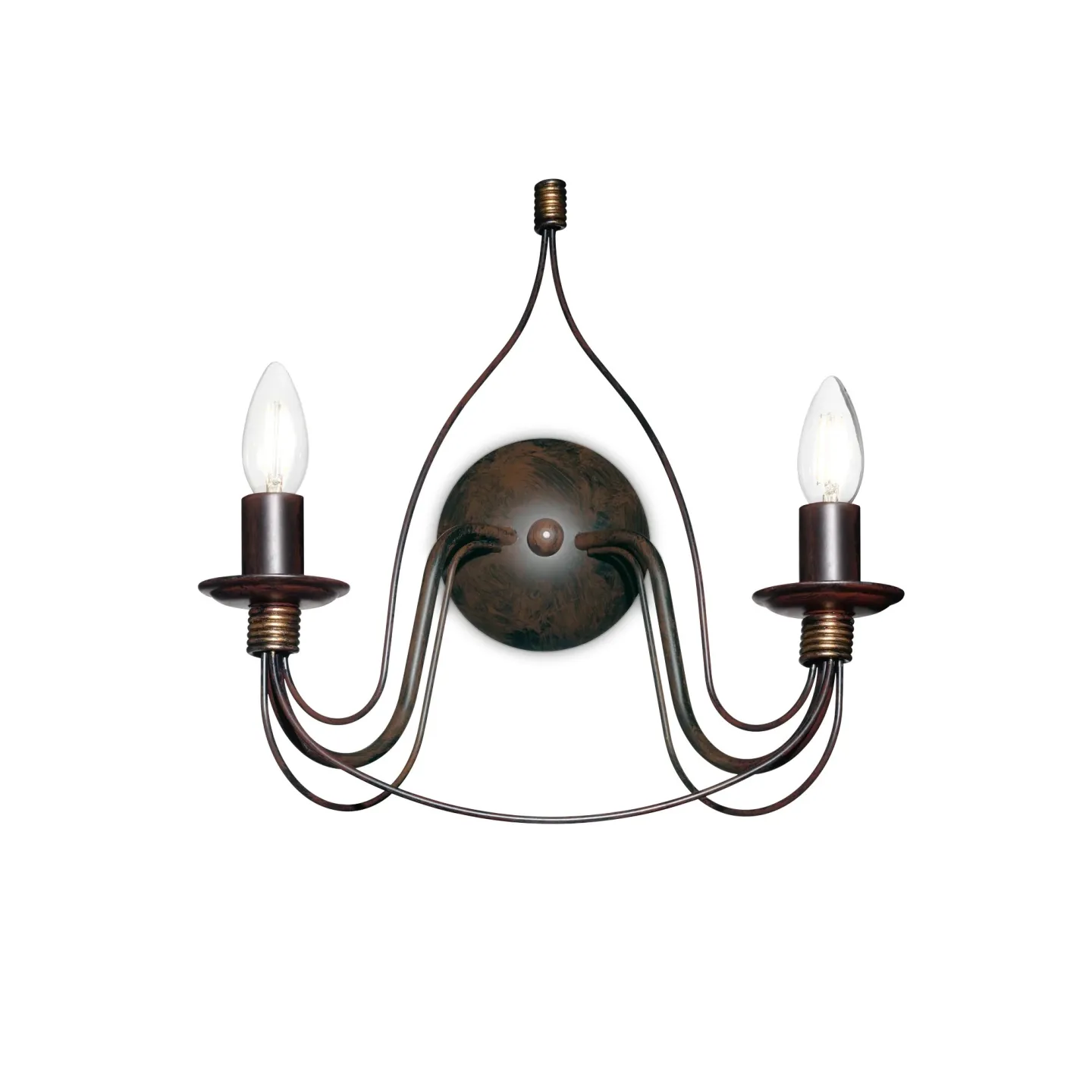 Corte AP2 - Ideal Lux - kinkiet – kolor Rdzawy (nr kat. 057200)