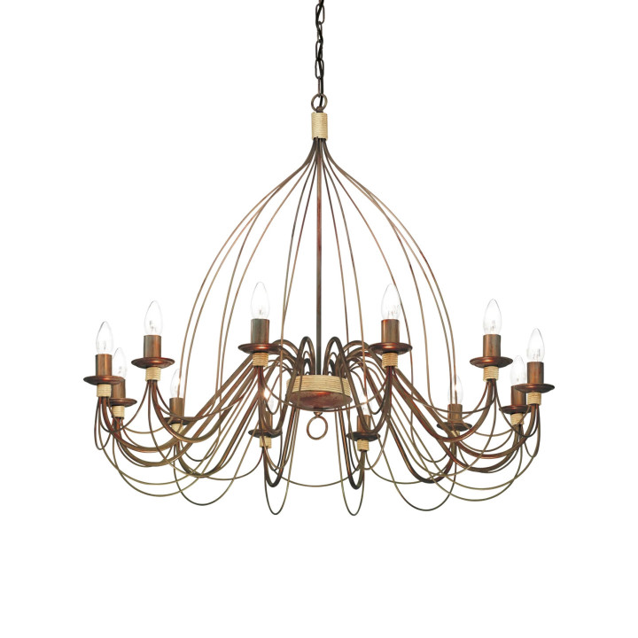 Corte SP12 - Ideal Lux - lampa wisząca – kolor Rdzawy (nr kat. 097671)