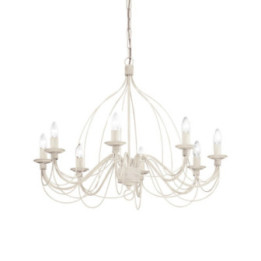 Corte SP8 - Ideal Lux - lampa wisząca – kolor Biały (nr kat. 005898)