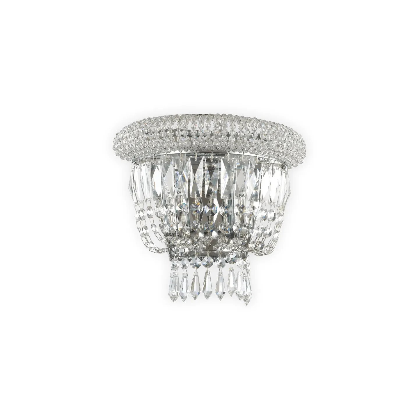 Dubai AP2 - Ideal Lux - kinkiet – kolor Chrom (nr kat. 207155)