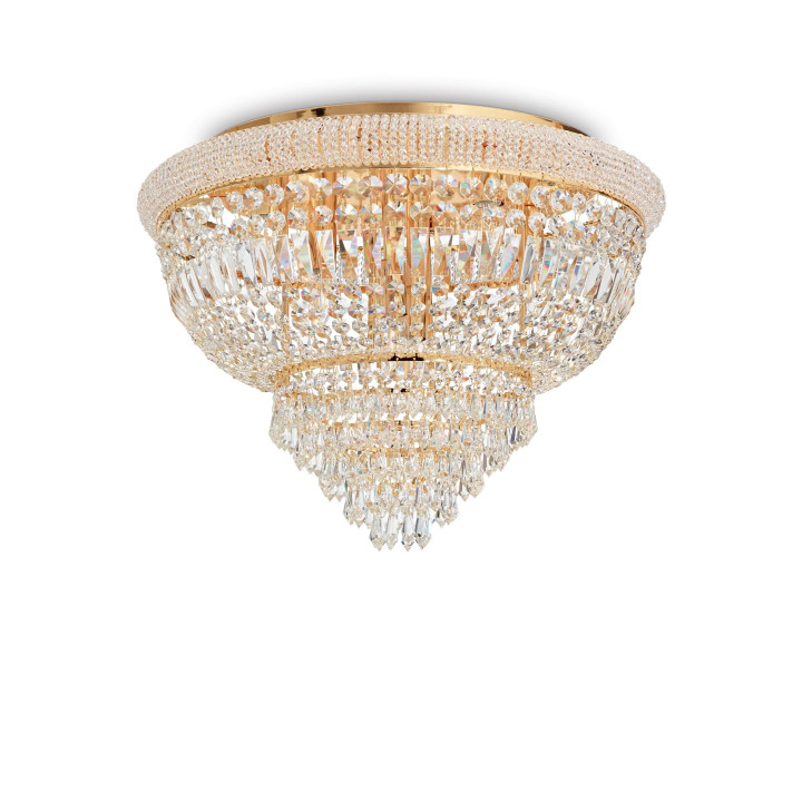 Dubai PL24 - Ideal Lux - plafon – kolor Mosiądz (nr kat. 243498)