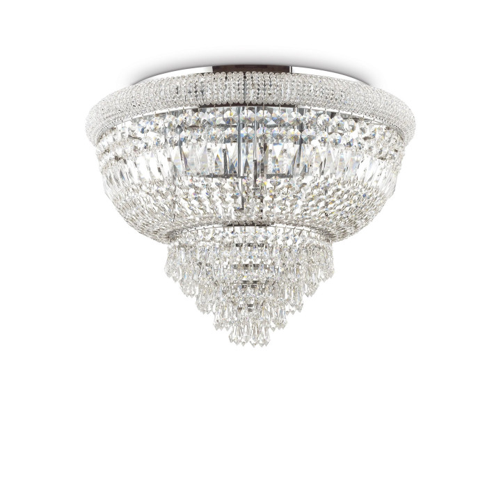 Dubai PL24 - Ideal Lux - plafon – kolor Chrom (nr kat. 243566)