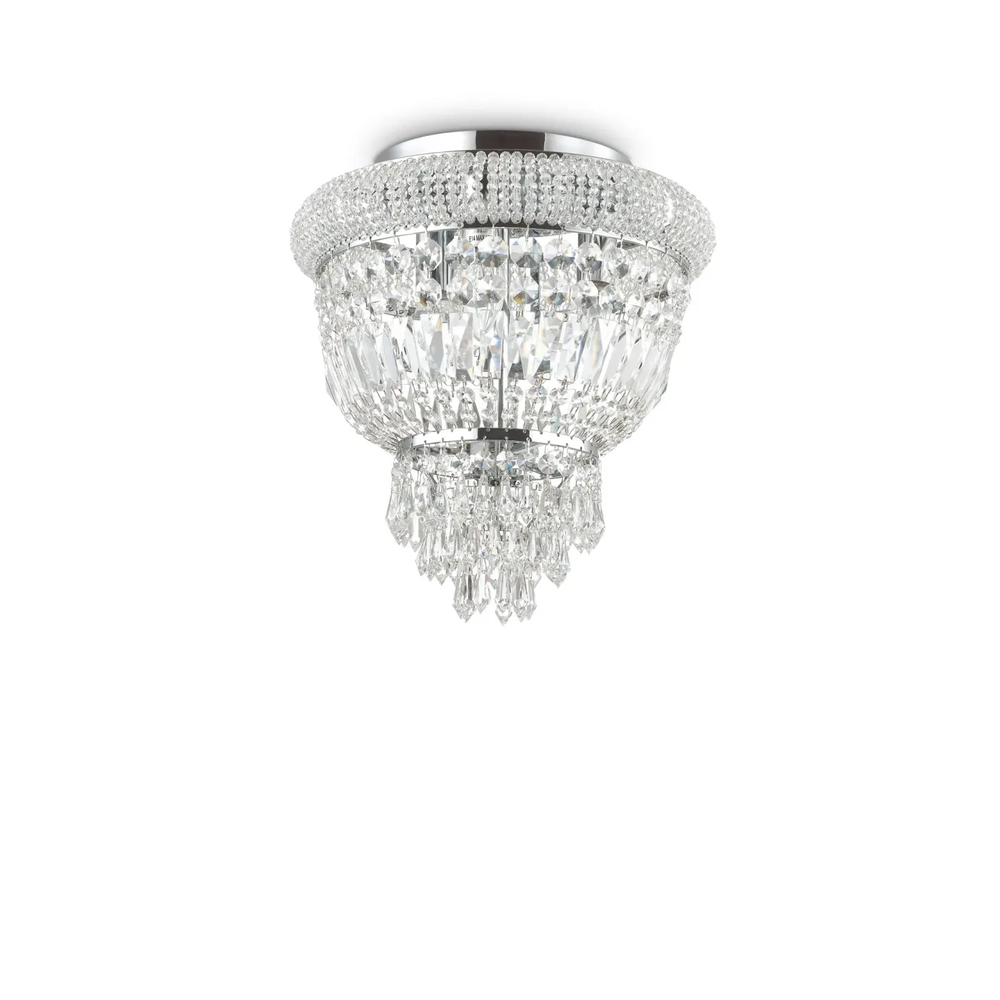 Dubai PL3 - Ideal Lux - plafon – kolor Chrom (nr kat. 207162)