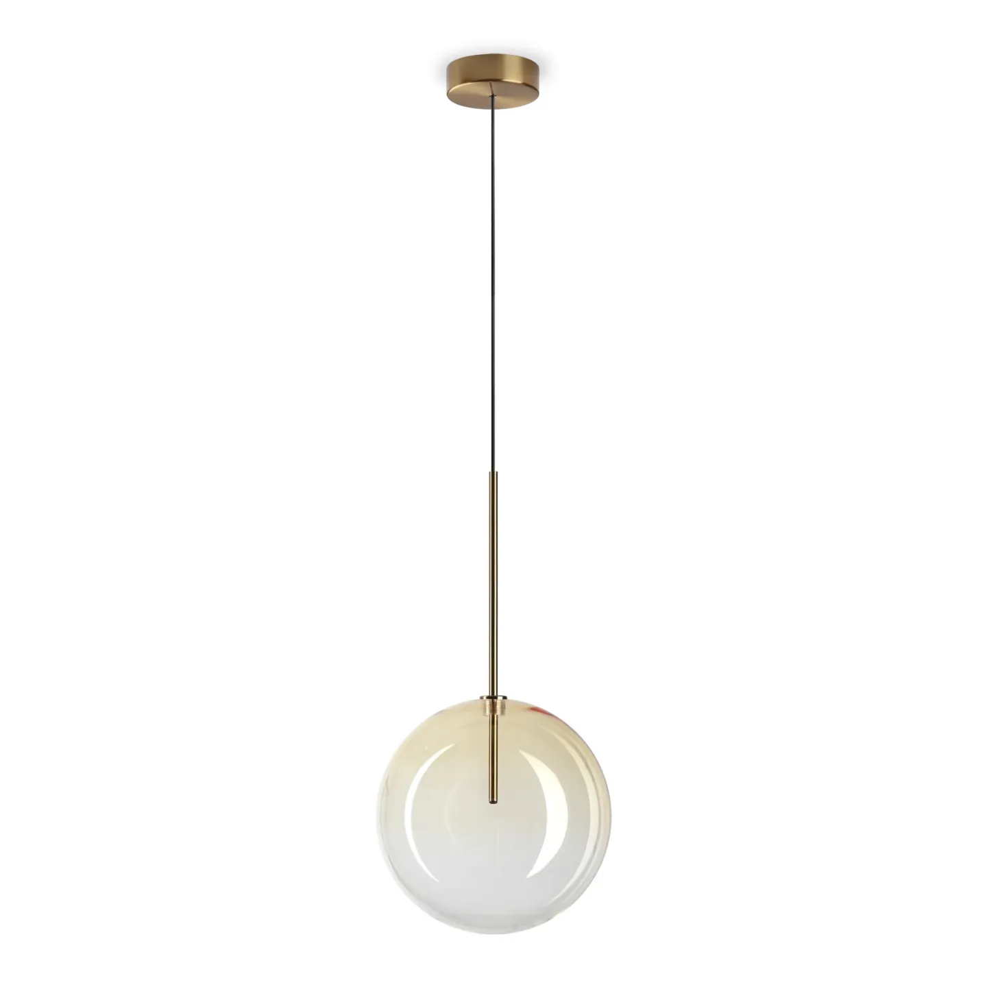 Equinoxe SP1 D25 - Ideal Lux - lampa wisząca – kolor Bursztynowy cieniowany (nr kat. 326368)